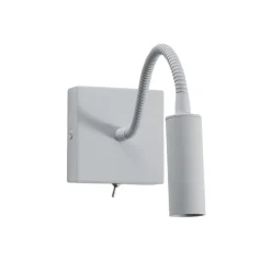Væglampe Ojos, hvid, læselampe, justerbar, 33 cm, G9