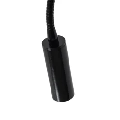 Væglampe Ojos, sort, læselampe, justerbar, 33 cm, G9