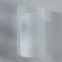 Væglampe Papiro, satineret