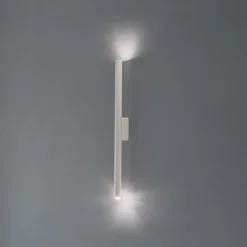Væglampe Pastelo, beige, højde 20 cm, stål, 2 lyskilder.