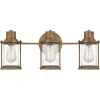 Væglampe Riggs IP44, antik messing, 3-flamme
