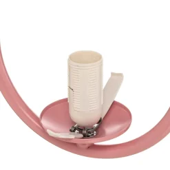 Væglampe Samba, 1 lyskilde, pink/hvid