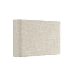 Væglampe Santana B, creme, tekstil, bredde 25 cm, G9