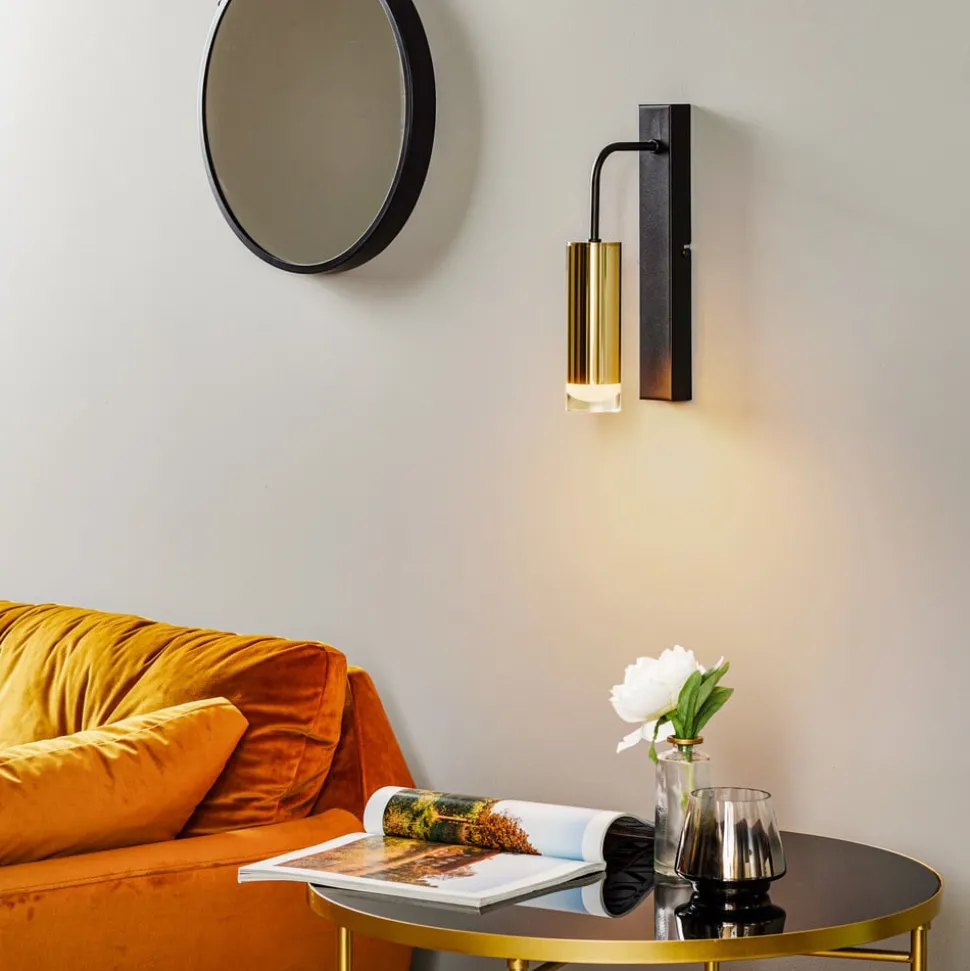 Væglampe Shine, guld