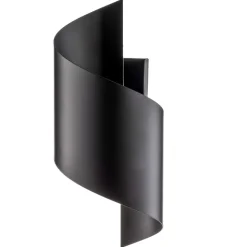 Væglampe Spiner sort, højde 30 cm, stål