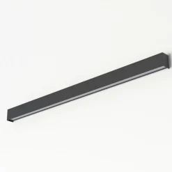 Væglampe Straight L, 122 cm, grafit