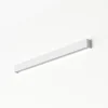 Væglampe Straight M, 92 cm, hvid
