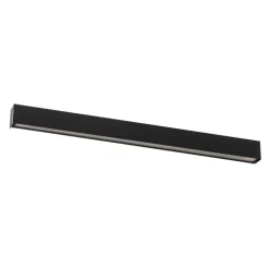 Væglampe Straight M, 92 cm, sort