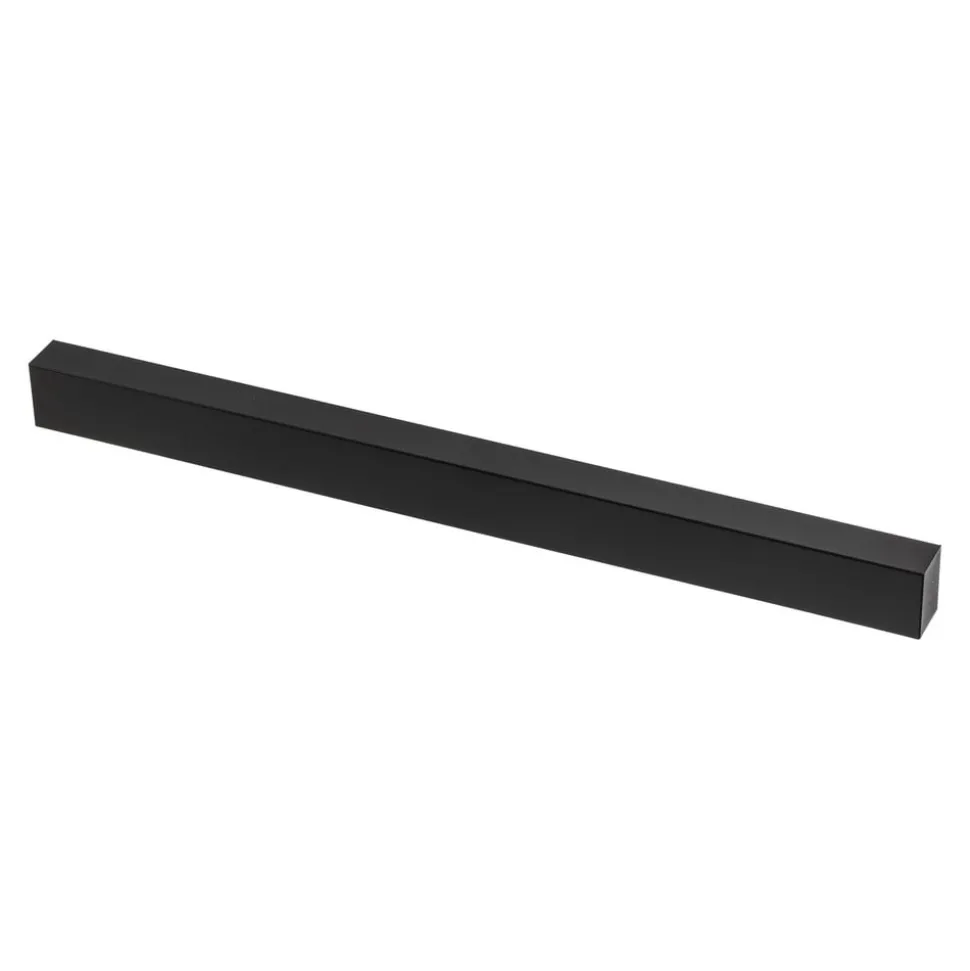 Væglampe Straight M, 92 cm, sort