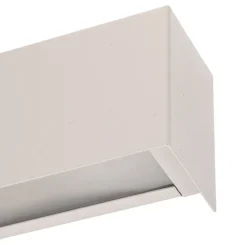 Væglampe Straight S, 62 cm, hvid