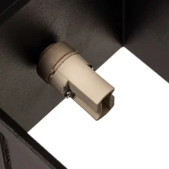 Væglampe Topic op/ned i aluminium, sort