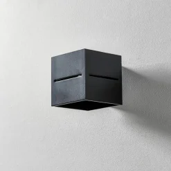 Væglampe Top up/down, sort krop