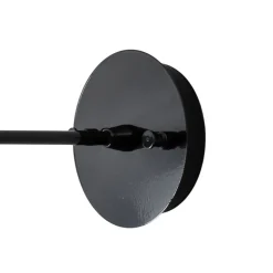 Væglampe Yildo 6901, sort/kobber, metal