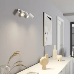 Vægspot Eye Spot med 3 lyskilder, hvid