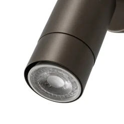 Vægspot Link, titan-guldfarvet, bredde 8 cm, stål