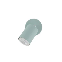 Vægspot Livia, grøn, 13 cm, metal, justerbar, GU10