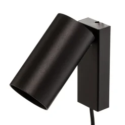 Vægspot Mono I med stik sort