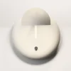 Vibia Pin 1675 LED-væglampe, 11 cm, cremefarvet