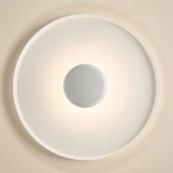 Vibia Top LED-væglampe Ø 60 cm hvid