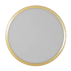 Vika LED-loftlampe, rund, mat guld, Ø 30 cm