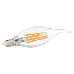 Vindstød LED-kerte E14 4,5 W Filament 827 dæmpes