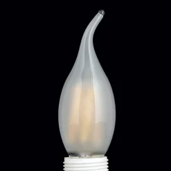 Vindstød LED-kerte E14 4,5 W 2.700 K mat, dæmpes