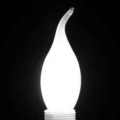 Vindstød LED-kerte E14 4,5 W 2.700 K mat, dæmpes