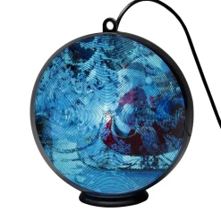 Vinterlandskab 3D-hologramkugle, 64 LED’er