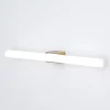 Visagist LED-spejllampe, holder i antik messing