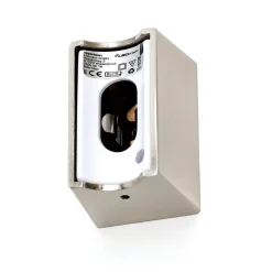 Visagist LED-spejllampe, holder i nikkel, mat