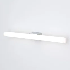 Visagist LED-spejllampe, holder i krom