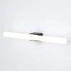 Visagist LED-spejllampe, holder i sort