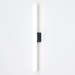 Visagist LED-spejllampe, holder i sort
