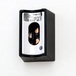 Visagist LED-spejllampe, holder i sort
