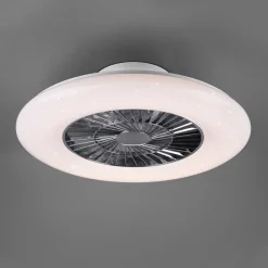 Visby LED-loftventilator, Ø 60 cm, Tunable White