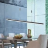 Vitan LED-pendel, sandsort, længde 115 cm, 2-lys, CCT