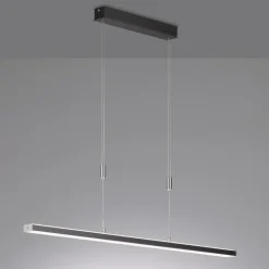 Vitan LED-pendel, sandsort, længde 115 cm, 2-lys, CCT