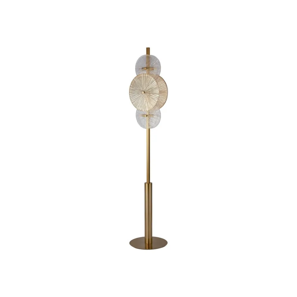 Wagon Wheel gulvlampe, 6-lys