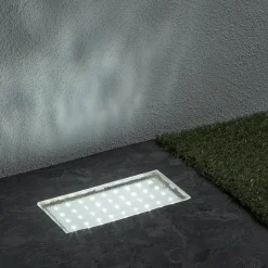 Walkover rektangulær LED-nedgravningslampe, 20 cm