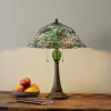Waterlily fortryllende bordlampe i Tiffany-stil