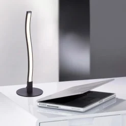 Wave LED-bordlampe 3.000K 30cm sort