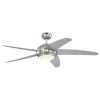 Westinghouse Bendan LED-ventilator vinge sølv