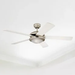 Westinghouse Comet Titan ventilator, hvid og ahorn