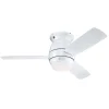 Westinghouse Halley ventilator vinge hvid/ahorn