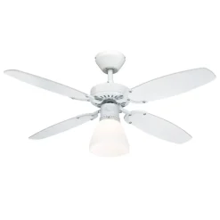 Westinghouse Halley Ventilator vinge hvid/bøg