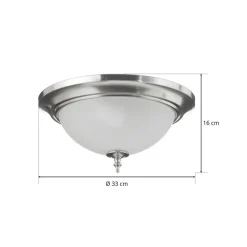 Westinghouse Harwell loftlampe, nikkel