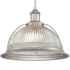 Westinghouse 6338740 hængelampe, glas, nikkel