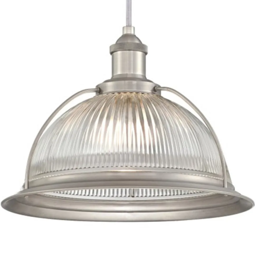 Westinghouse 6338740 hængelampe, glas, nikkel