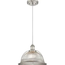 Westinghouse 6338740 hængelampe, glas, nikkel
