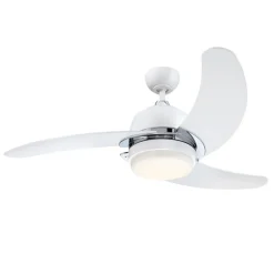 Westinghouse Simone ventilator, LED-pære, hvid